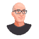 Pixel portrait of David Merriman
